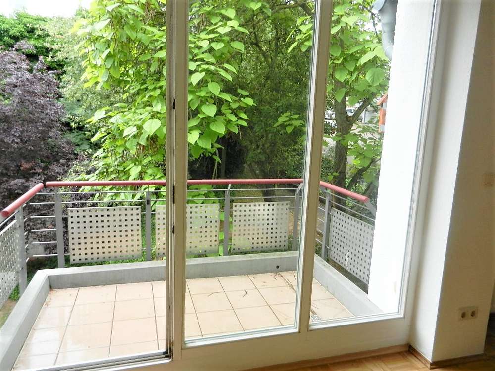Balkon mit Blick ins Grüne