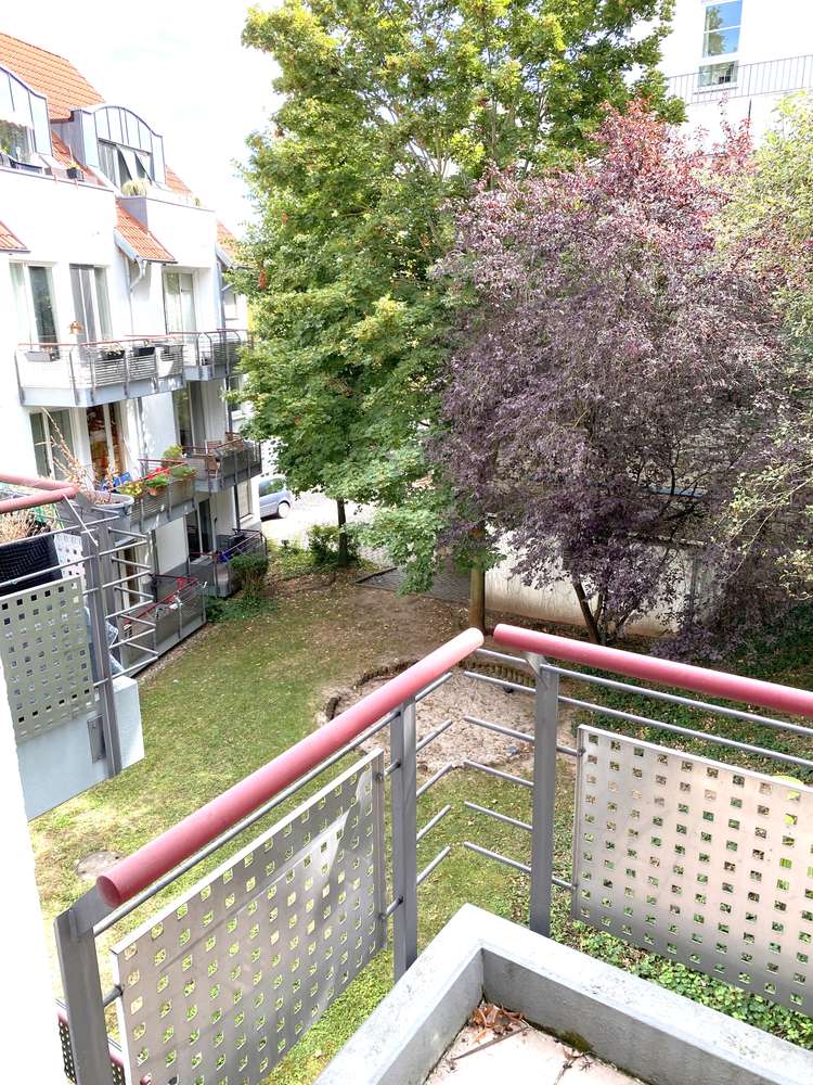 Aussicht vom Balkon