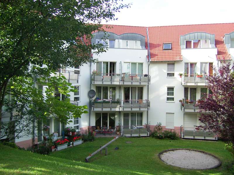 Wohnanlage von außen